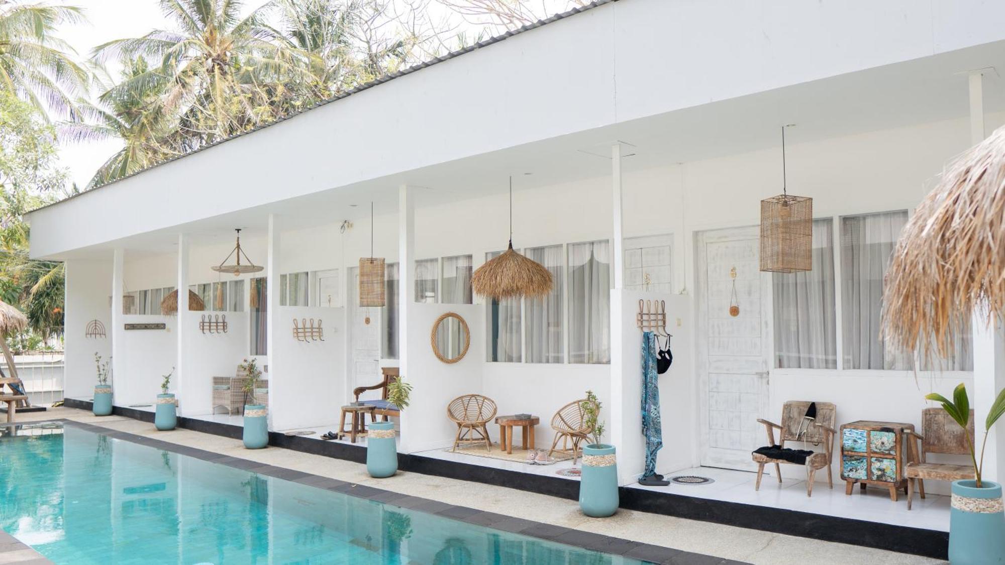 The White Bay Hotel Gili Trawangan Buitenkant foto