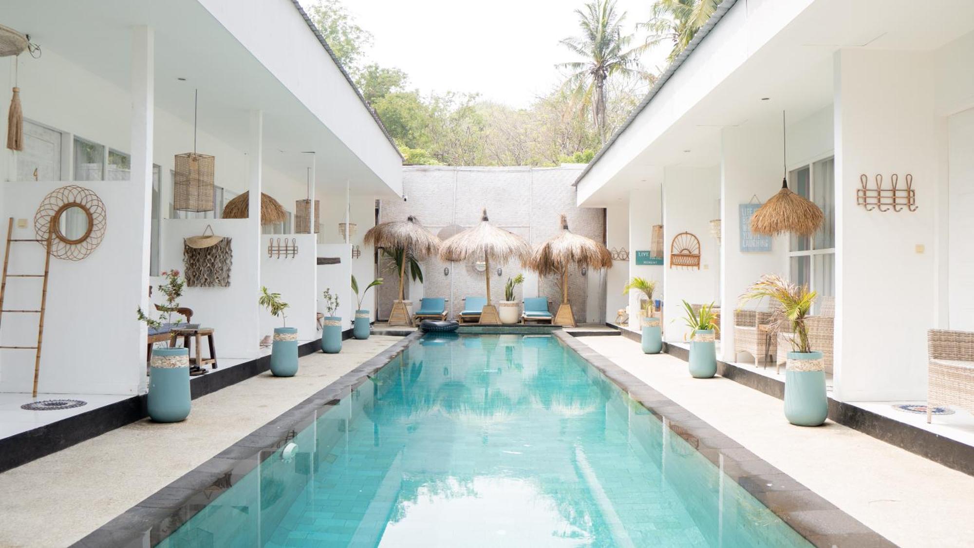 The White Bay Hotel Gili Trawangan Buitenkant foto